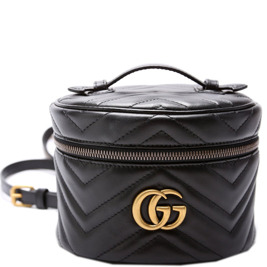 Gucci 598594 GG Marmont Mini Vanity Backpack Bag