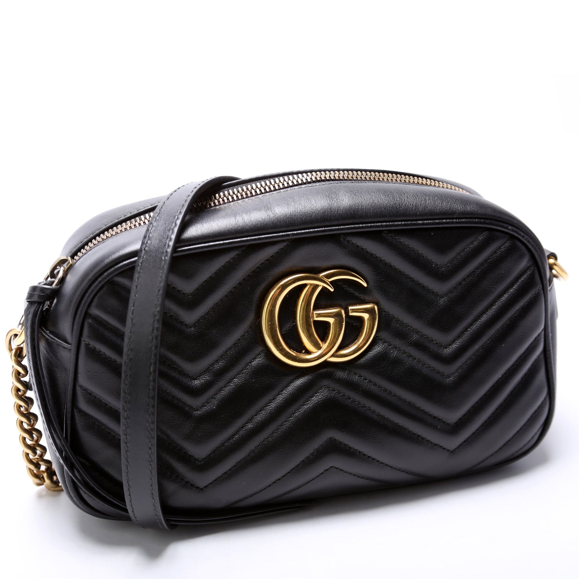Gucci 447632 Marmont Small Leather Camera Bag