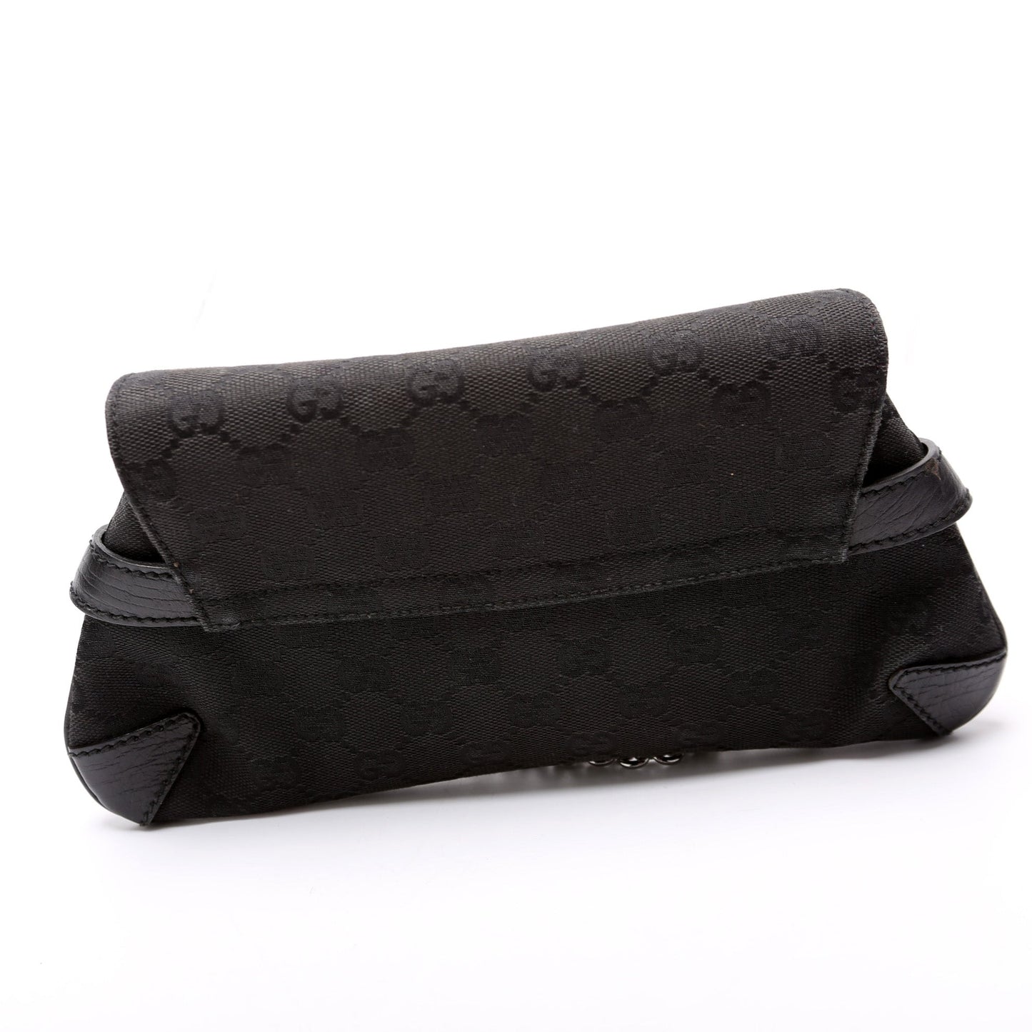 Gucci Horsebit GG Canvas Clutch 114923 Bag