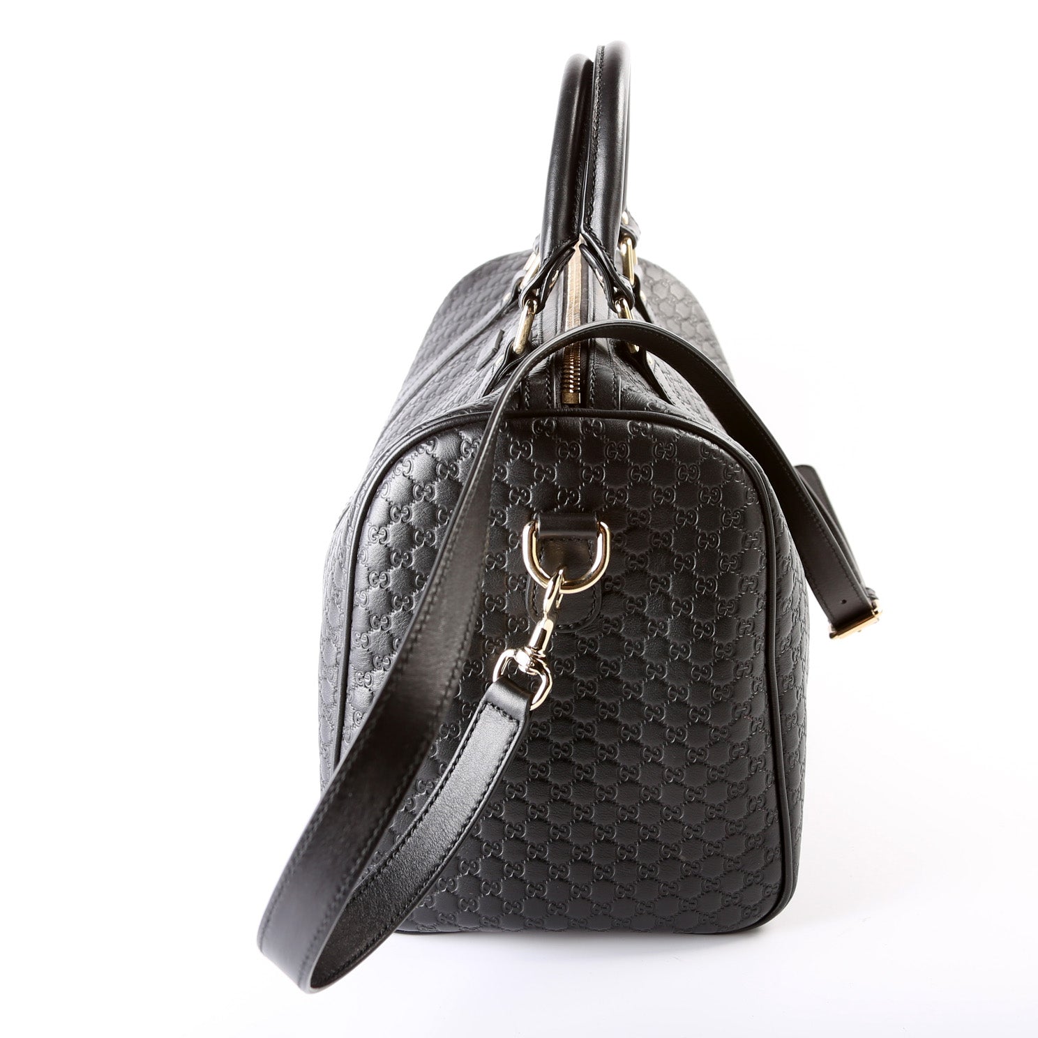 Gucci 449646 Boston With Strap Micro Bag