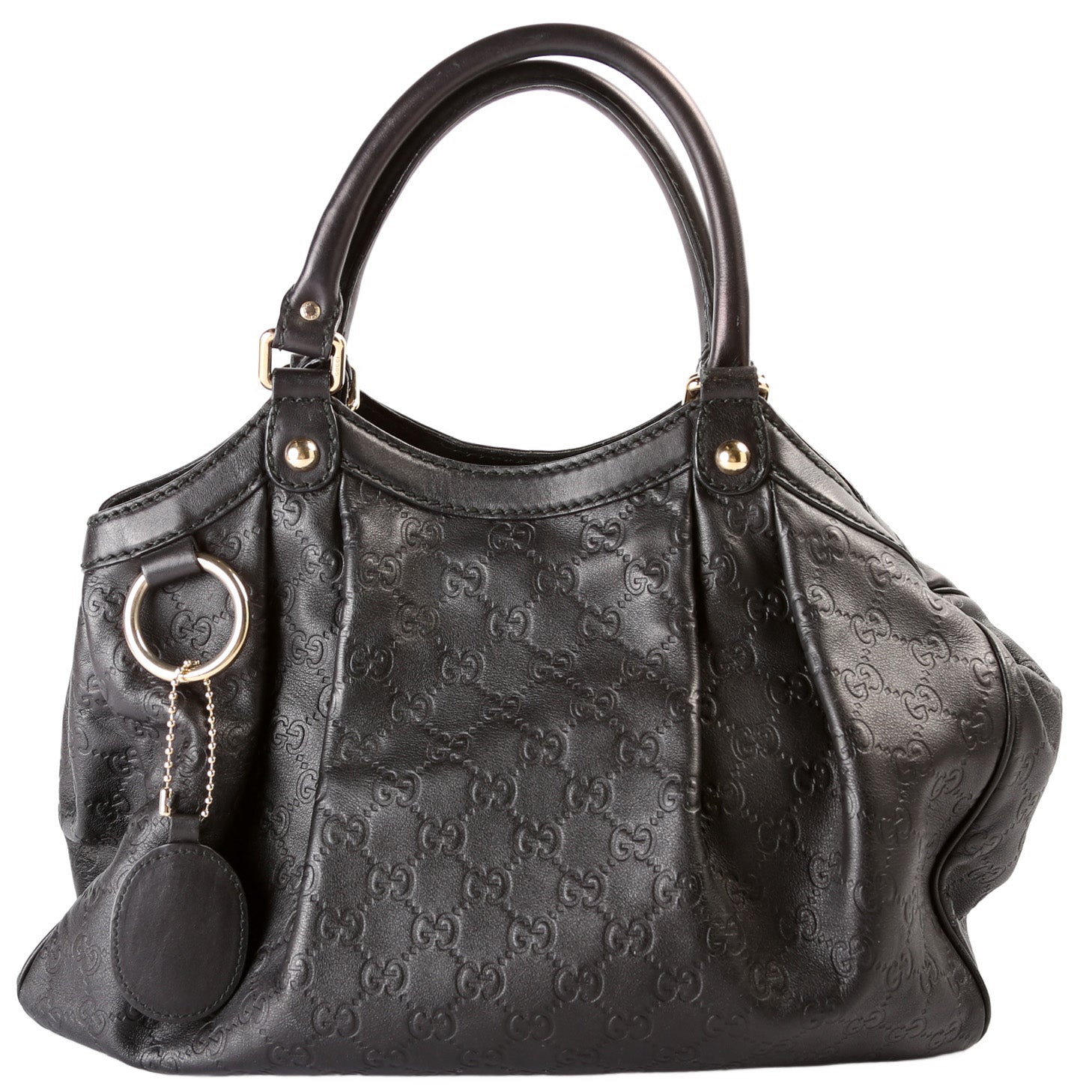 Gucci 211944 Sukey GG Leather Medium Bag