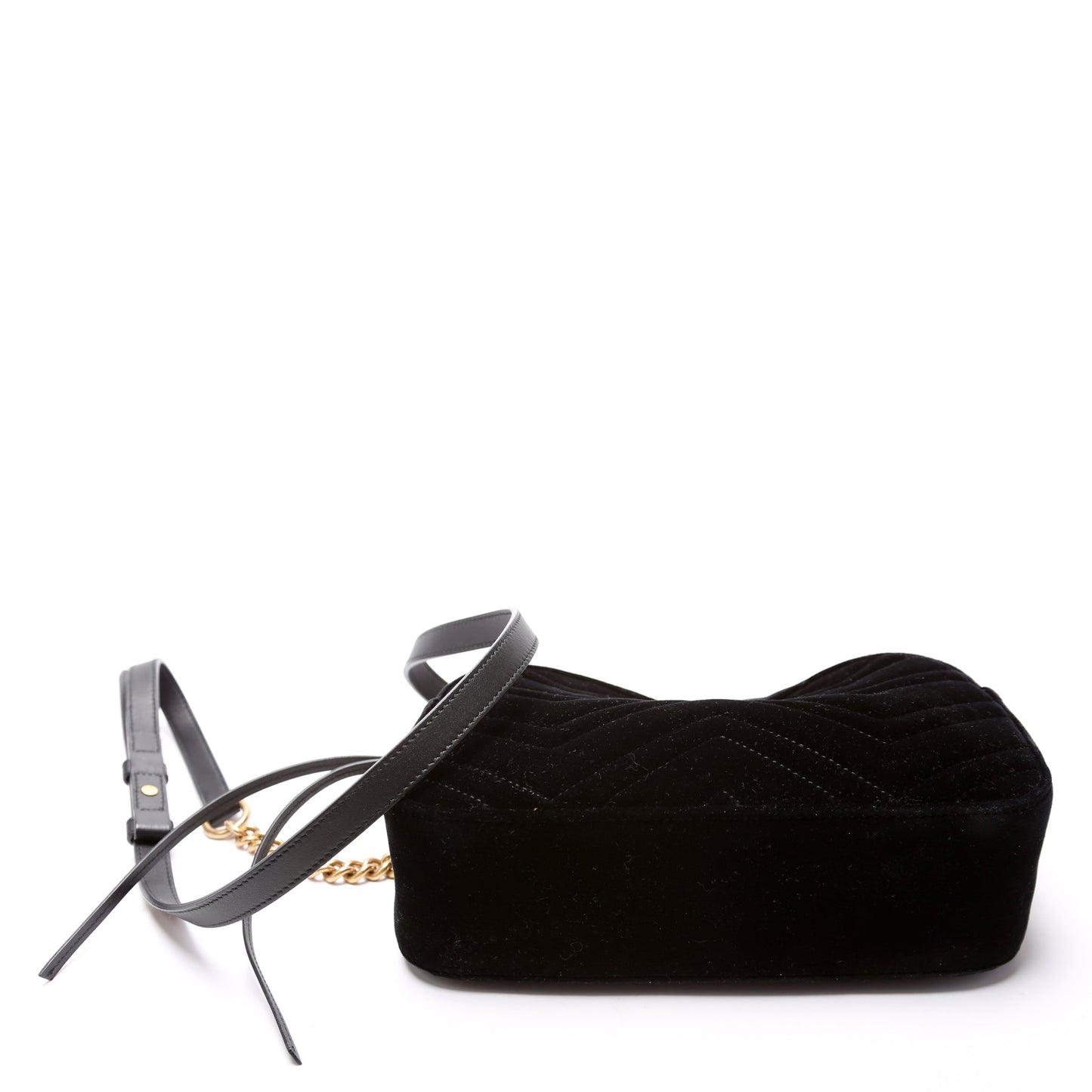 Gucci 447632 Marmont Small Velvet Camera Bag