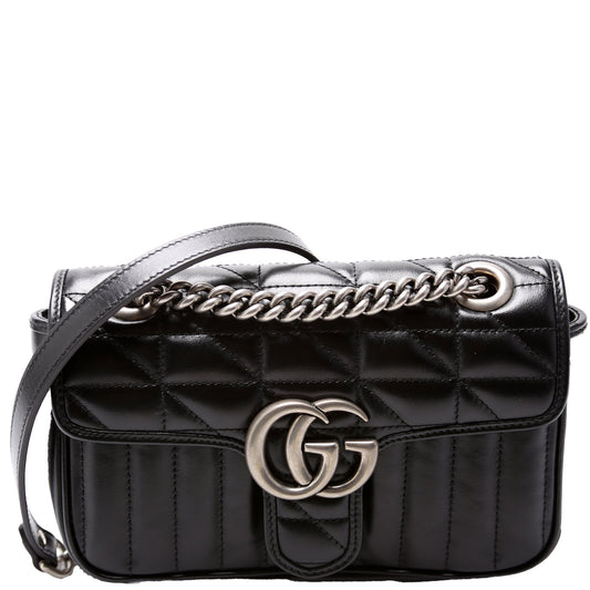 Gucci 446744 Marmont Aria Shoulder Mini Flap Bag