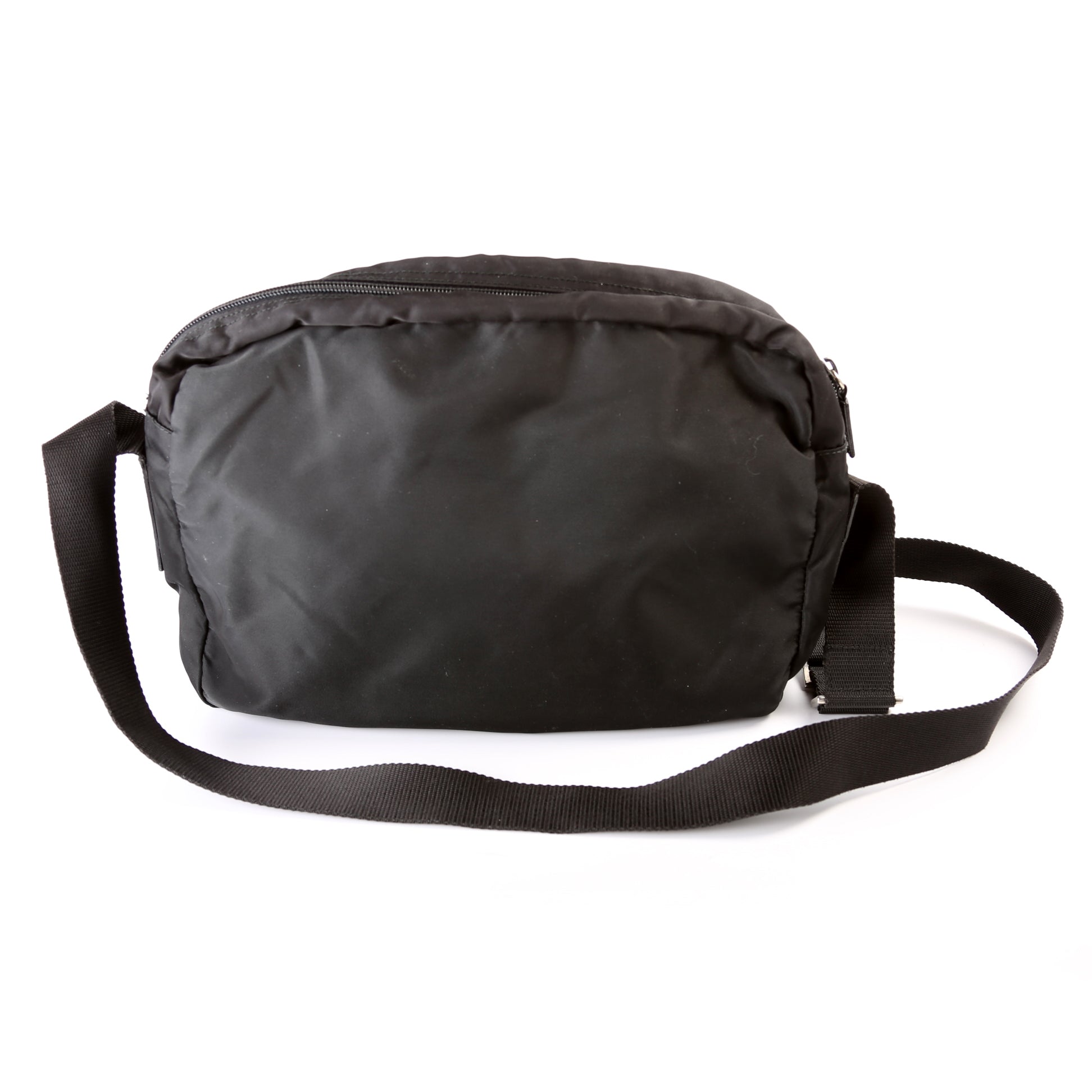 Prada Nylon Small Zip Messenger Bag