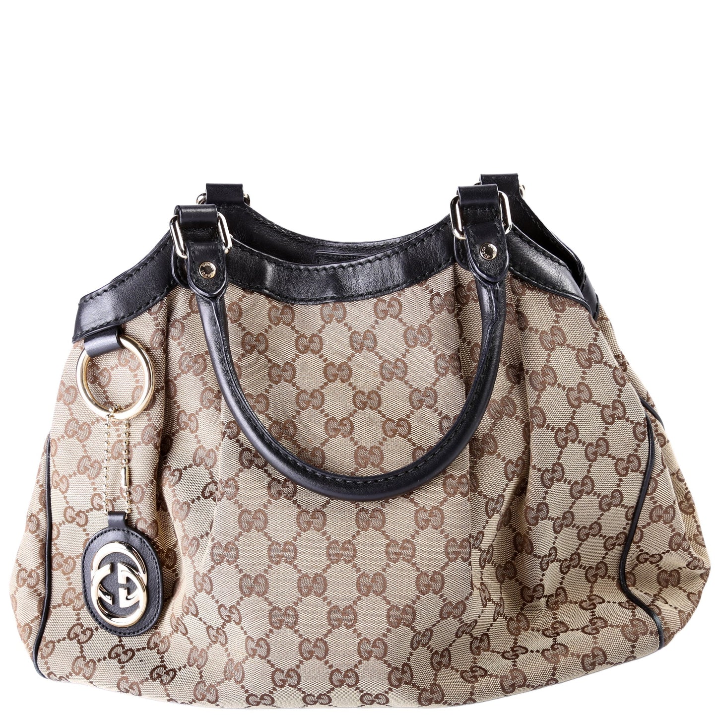 Gucci 211944 Sukey GG Canvas Medium Bag