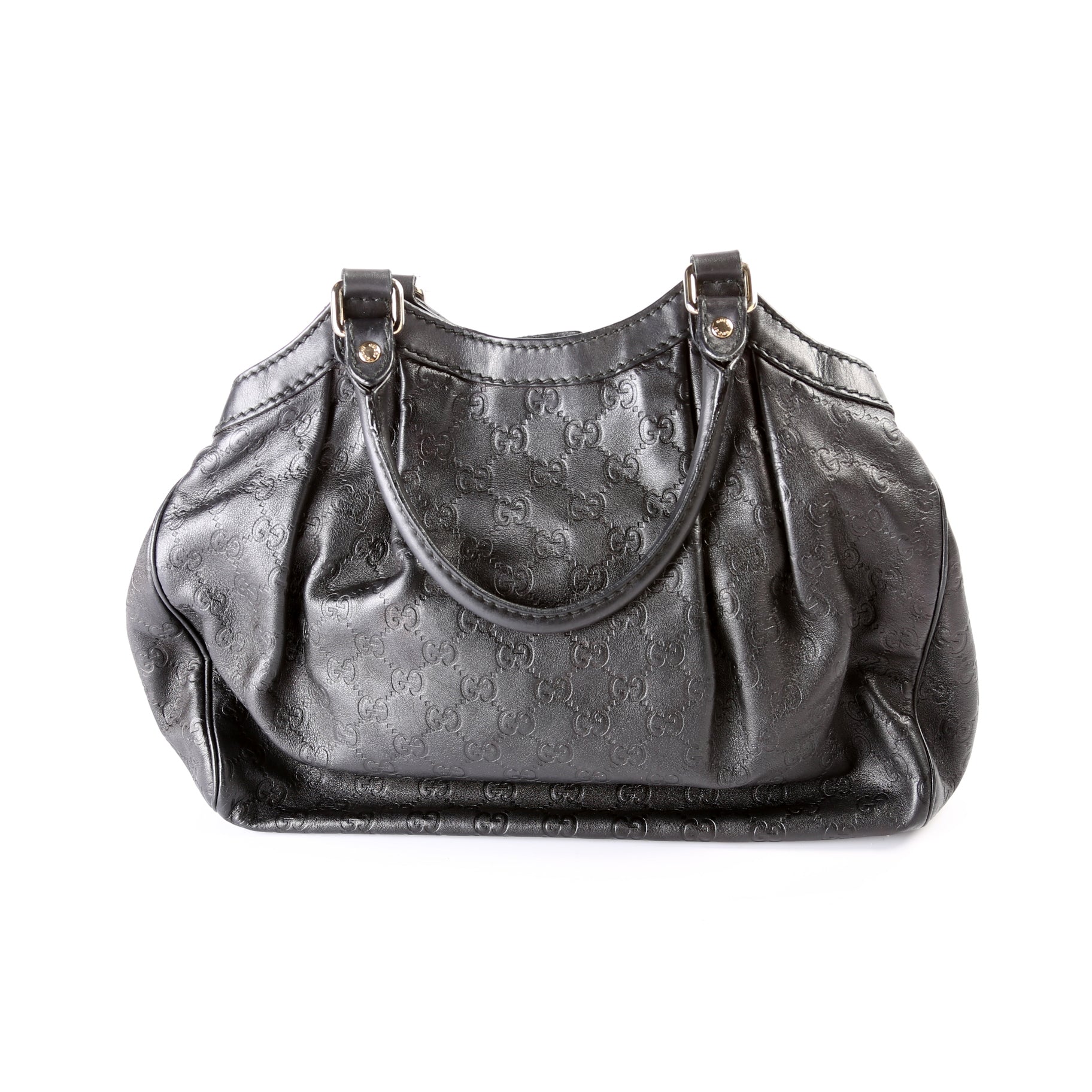 Gucci 211944 Sukey GG Leather Medium Bag