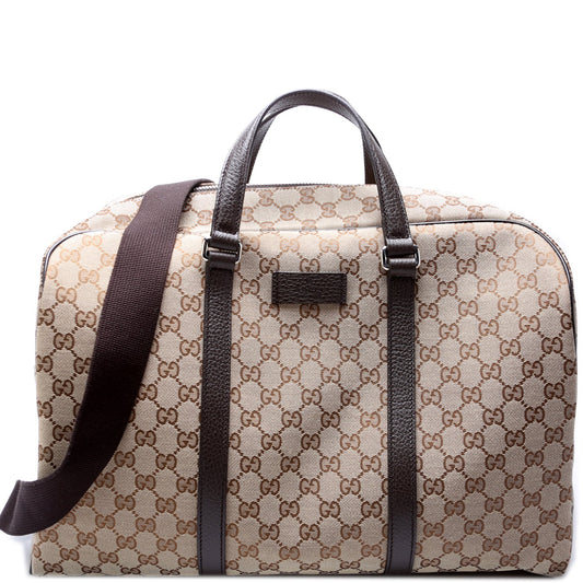 Gucci GG Canvas Boston Duffle 449167 Bag