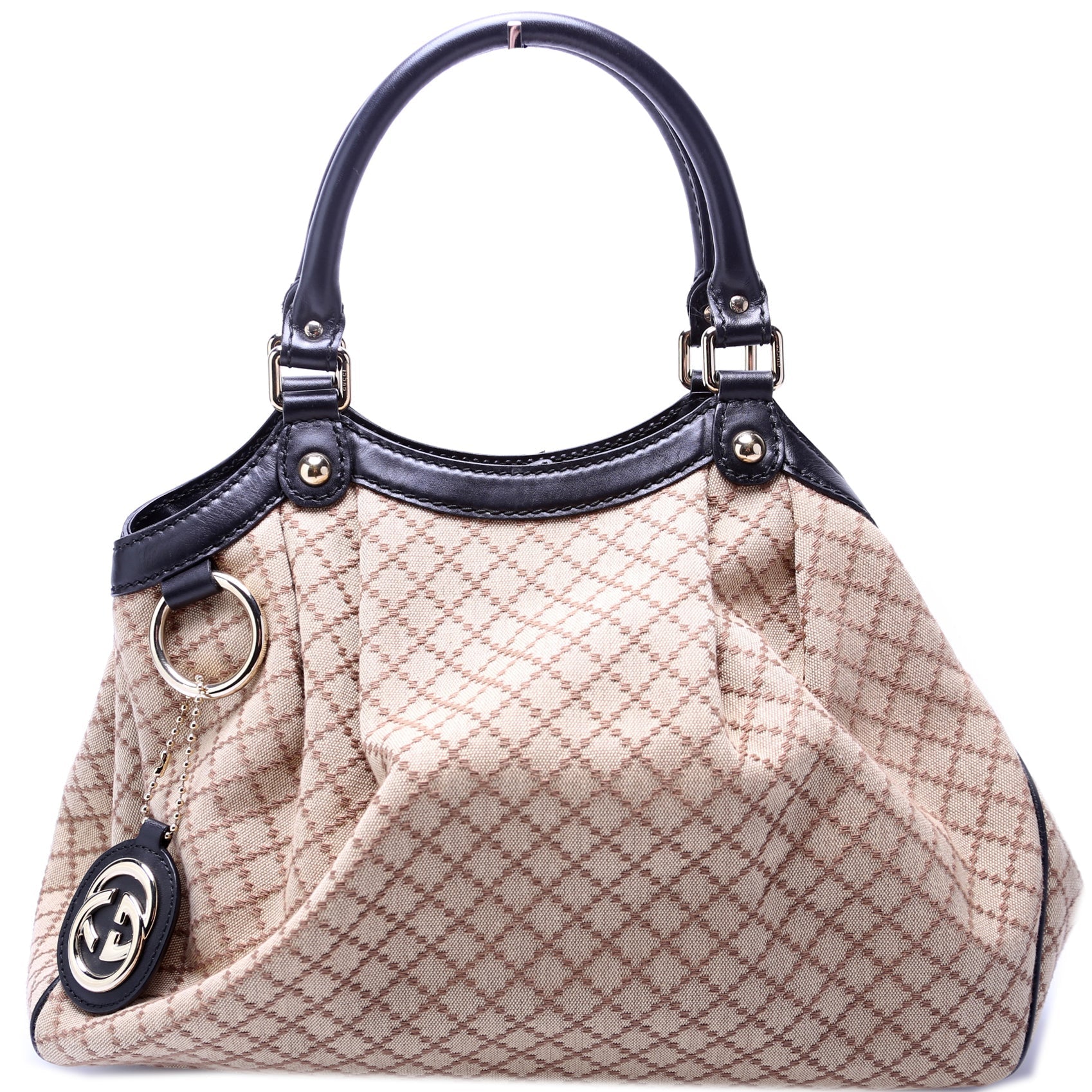 Gucci Sukey Diamante Canvas Medium 211944 Bag