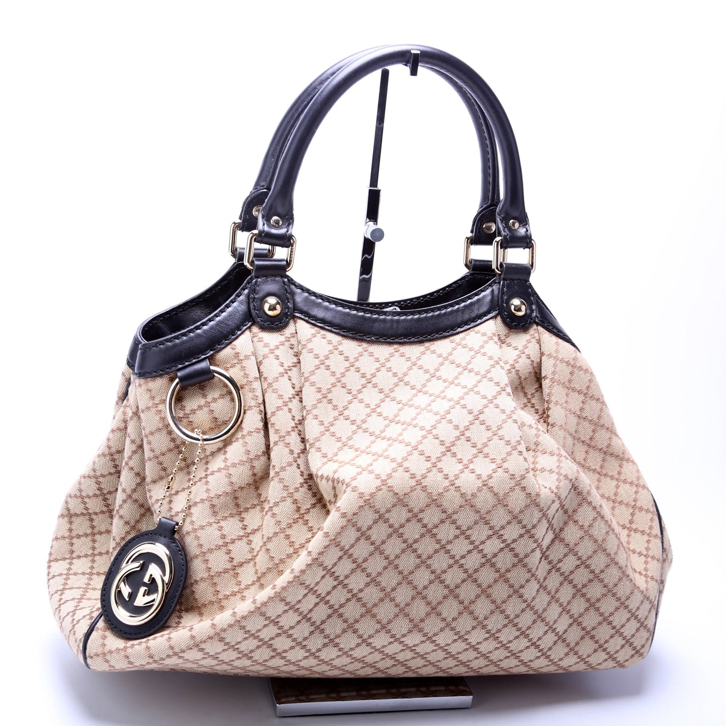 Gucci Sukey Diamante Canvas Medium 211944 Bag