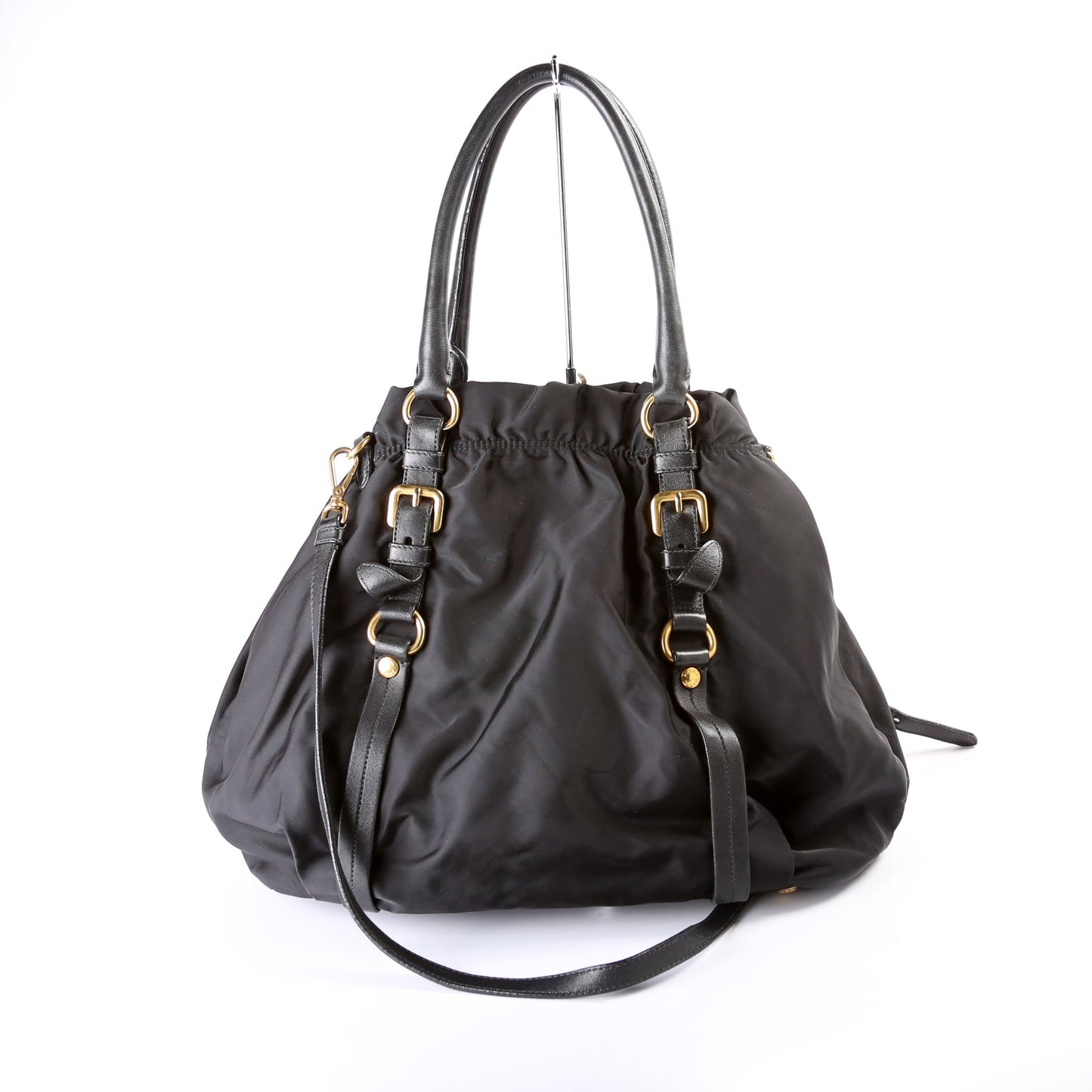 Prada Tessuto Canapa Logo Tote Bag