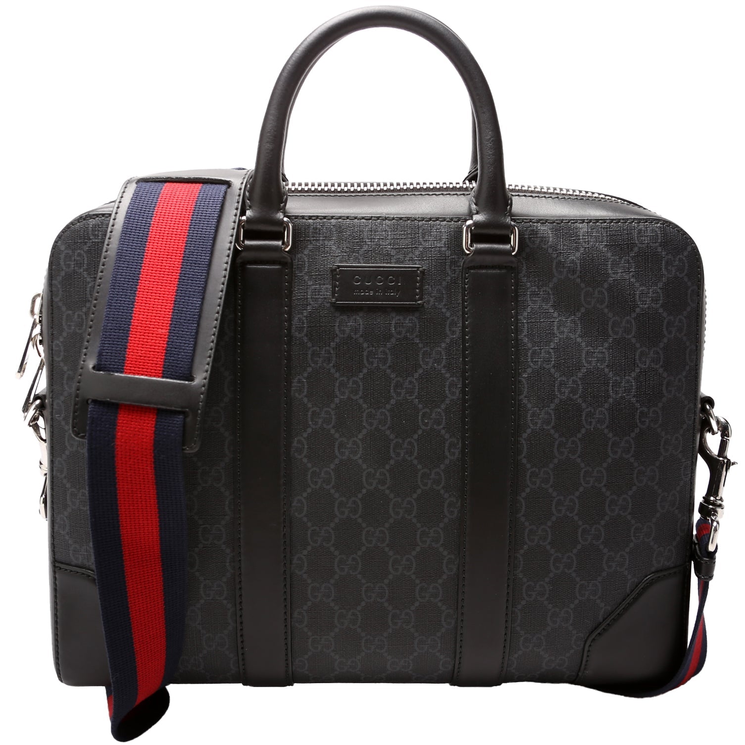 Gucci 474135 GG Supreme Briefcase Bag