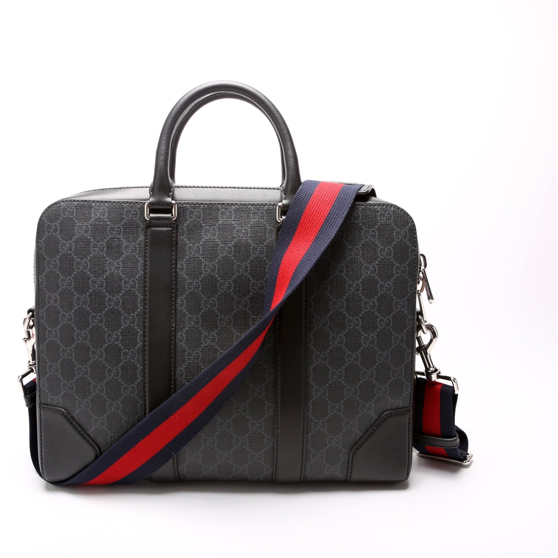 Gucci 474135 GG Supreme Briefcase Bag