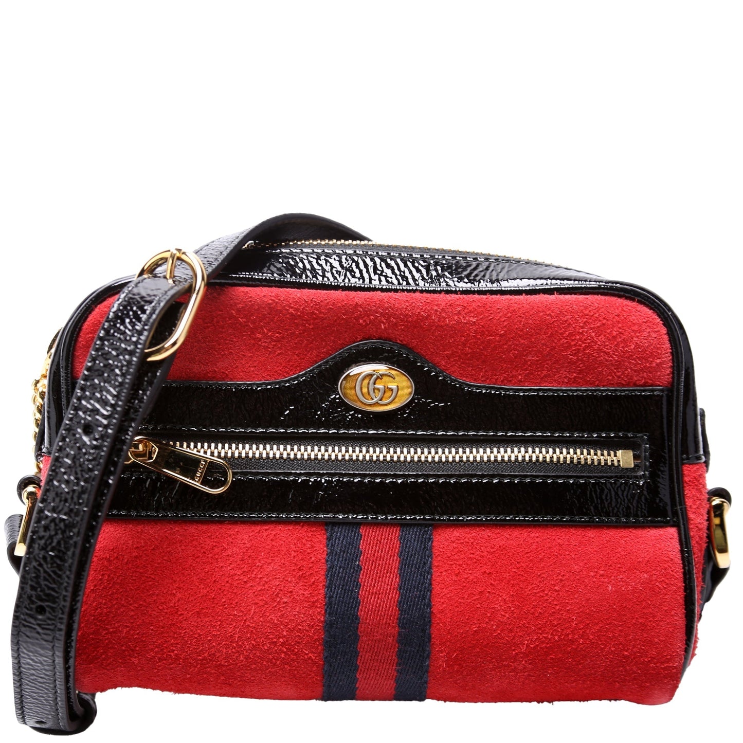 Gucci GG Supreme Mini Suede Ophidia 517350 Bag