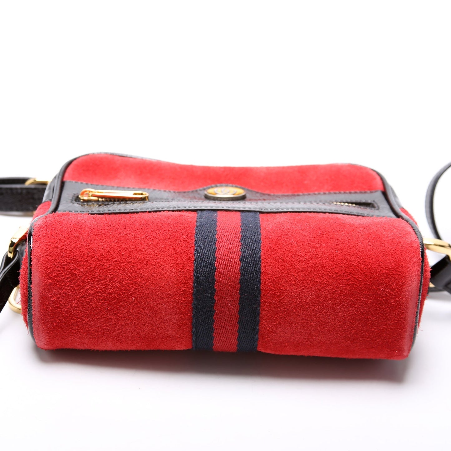 Gucci GG Supreme Mini Suede Ophidia 517350 Bag