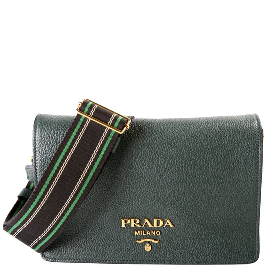 Prada 1BD159 Vitello Daino Leather Shoulder Bag