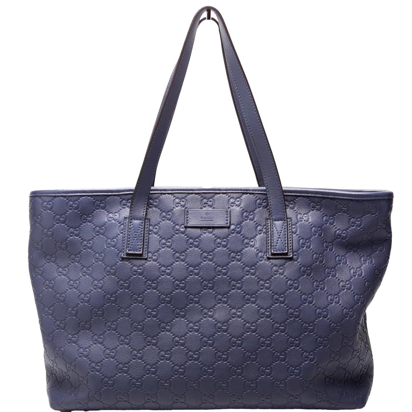 Gucci 211137 Leather Medium Zip Tote Bag