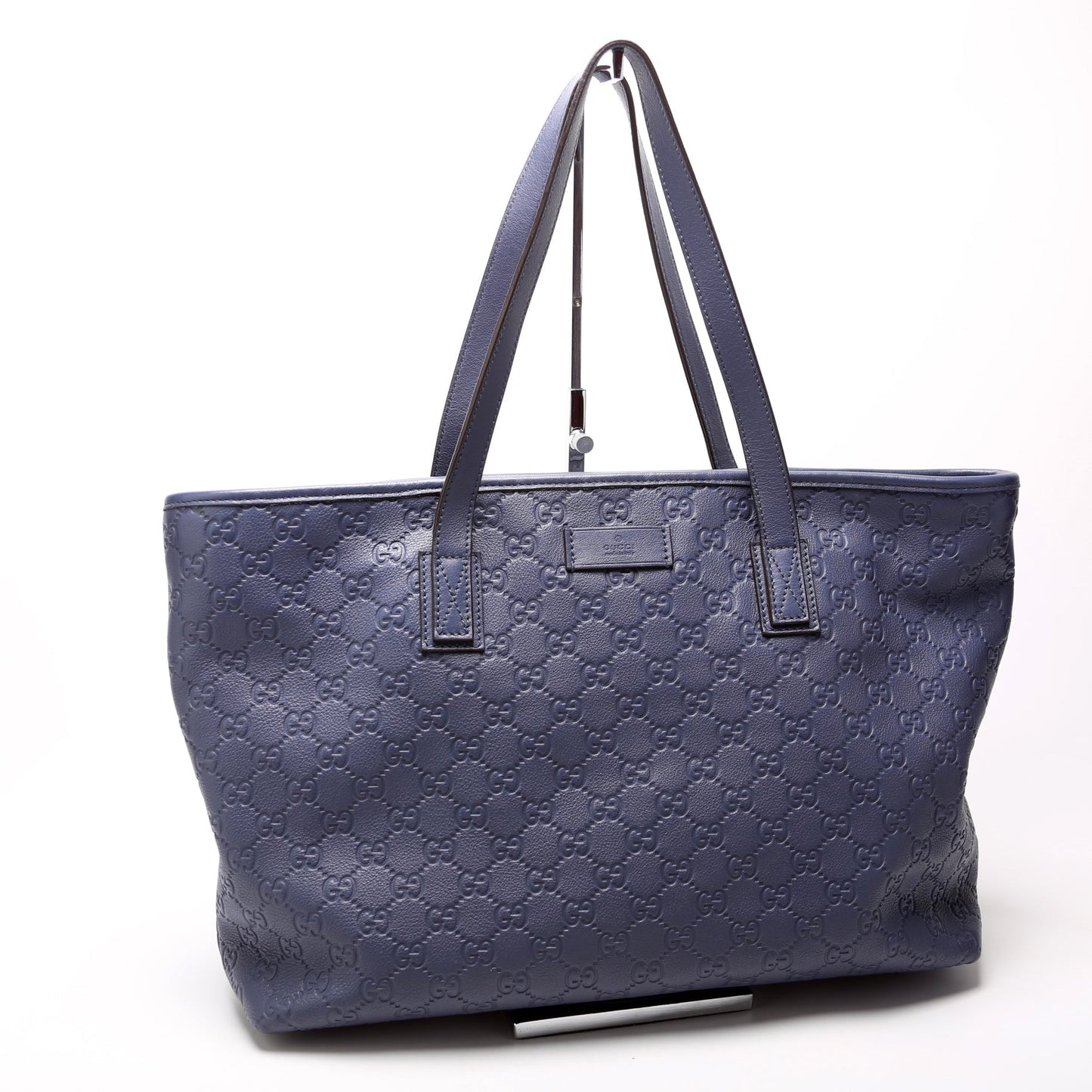 Gucci 211137 Leather Medium Zip Tote Bag