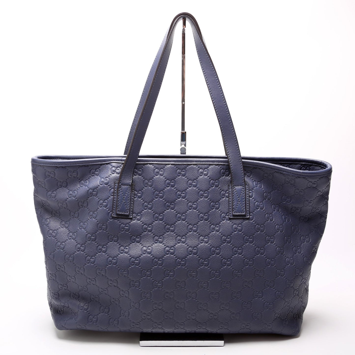 Gucci 211137 Leather Medium Zip Tote Bag