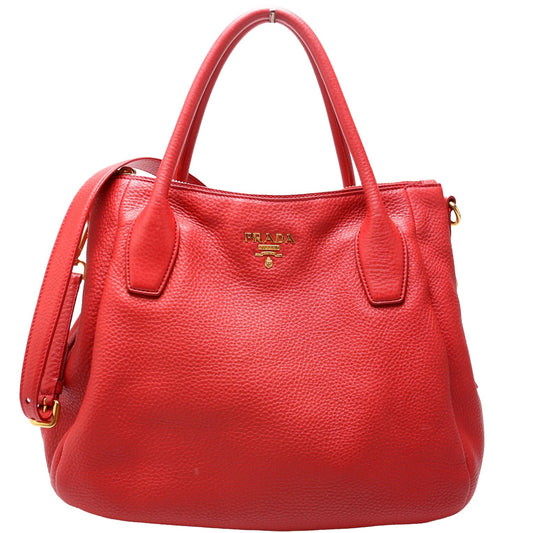 Prada BR4992 Vitello Daino Sacca 2 Manici Bag