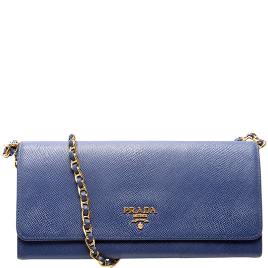 Prada Saffiano Oro WOC 1M1290 Bag
