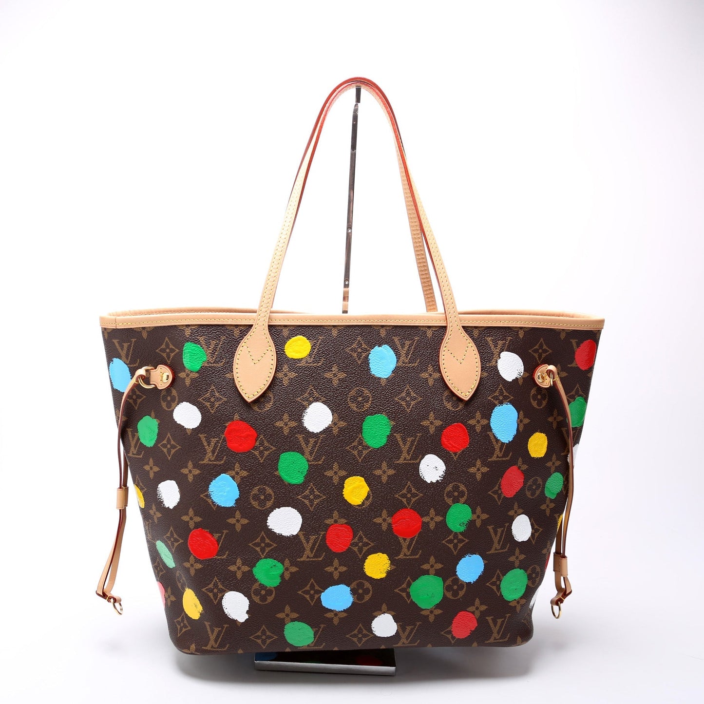 Louis Vuitton Neverfull W/Wallet MM Painted Dots