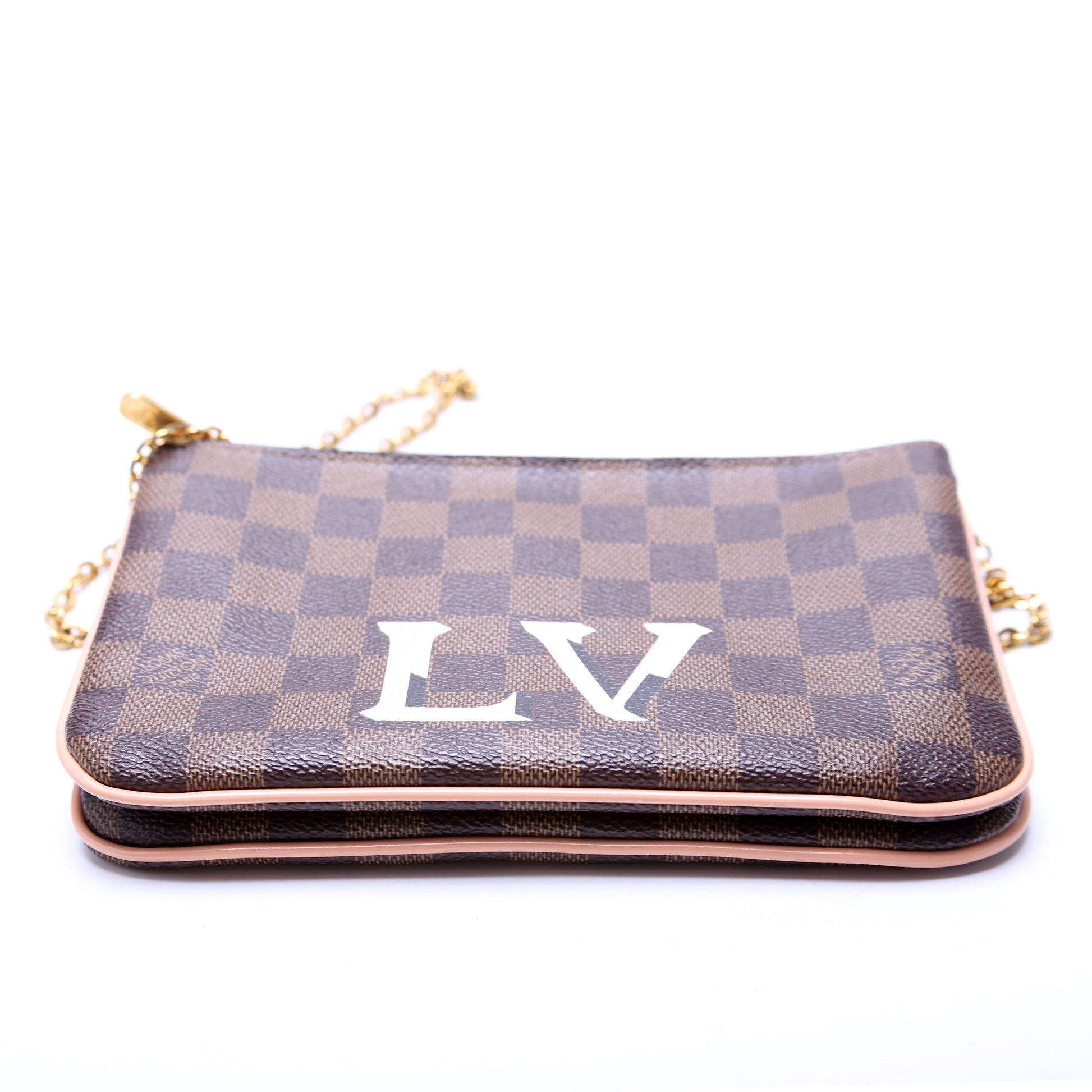 Louis Vuitton Pochette Double Zip Damier Ebene