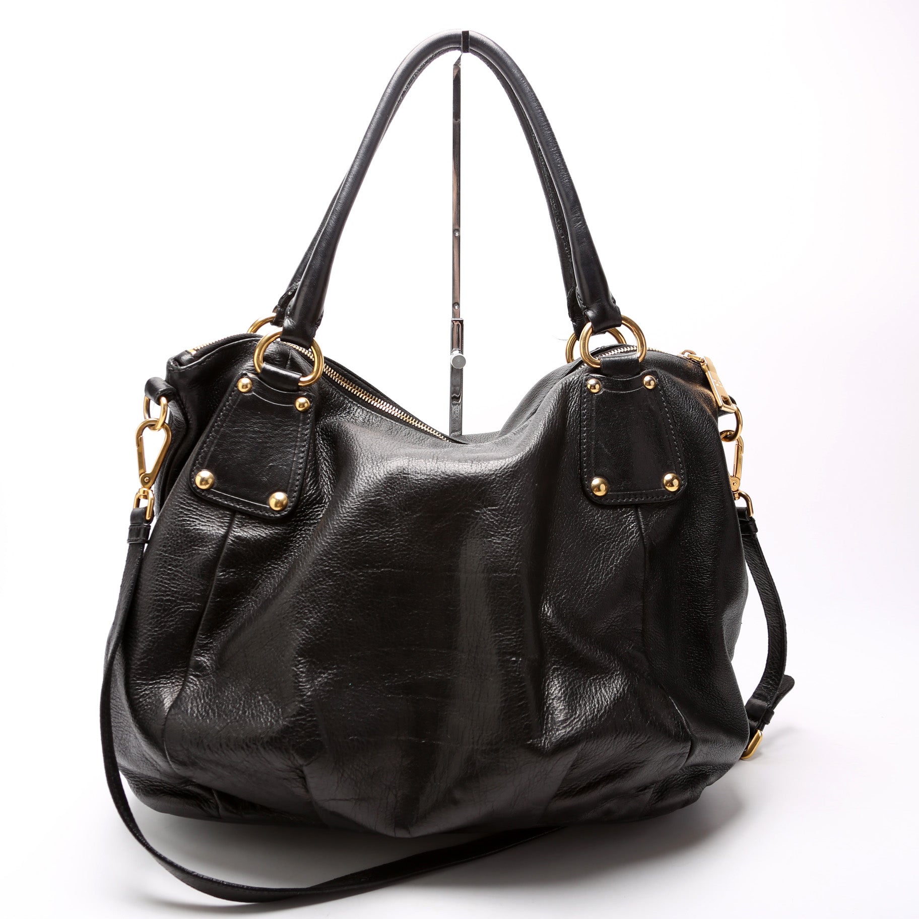 Prada Cervo Shine Shopping Tote BR4270 Bag