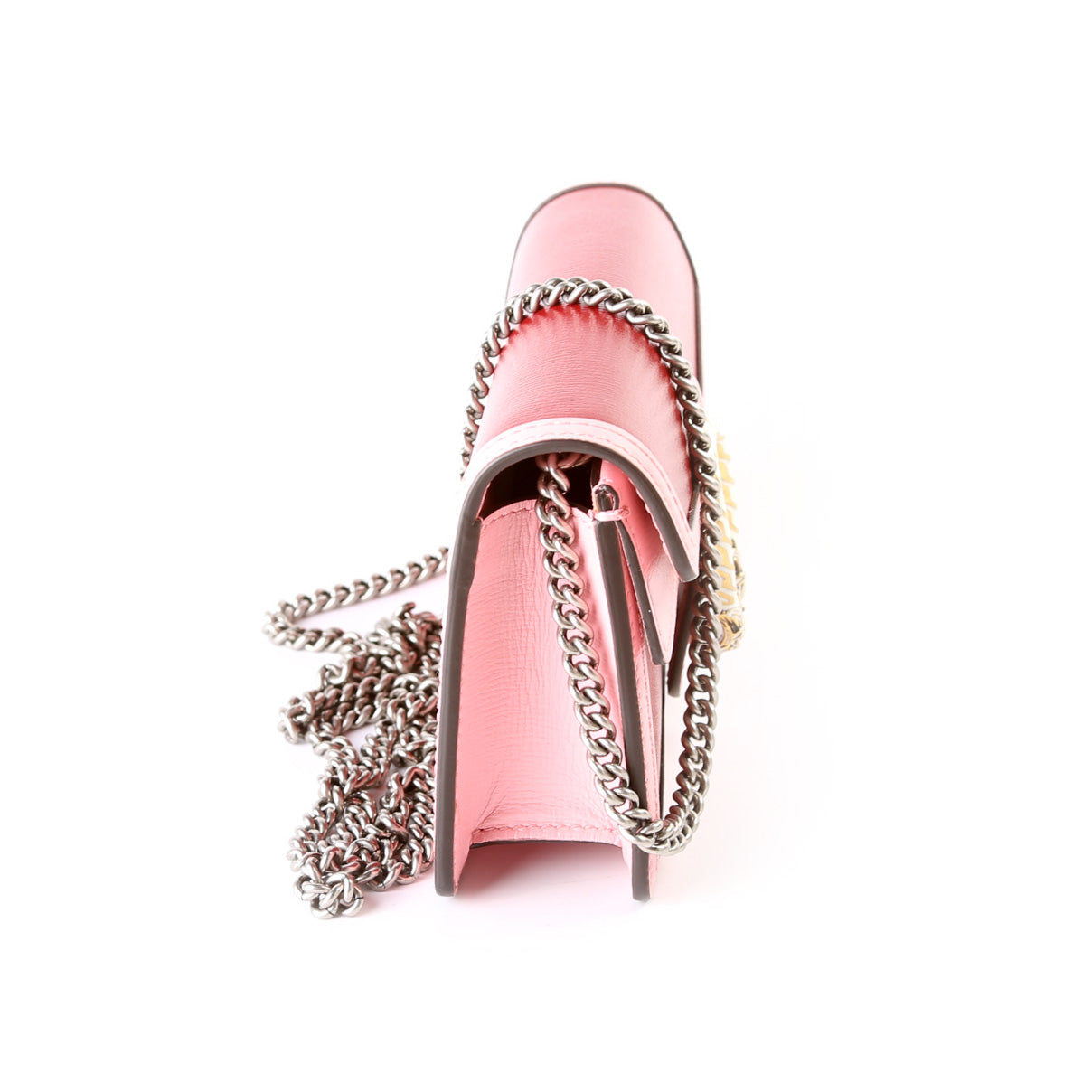 Gucci 476432 Enamel Dionysus Leather Super Mini Bag