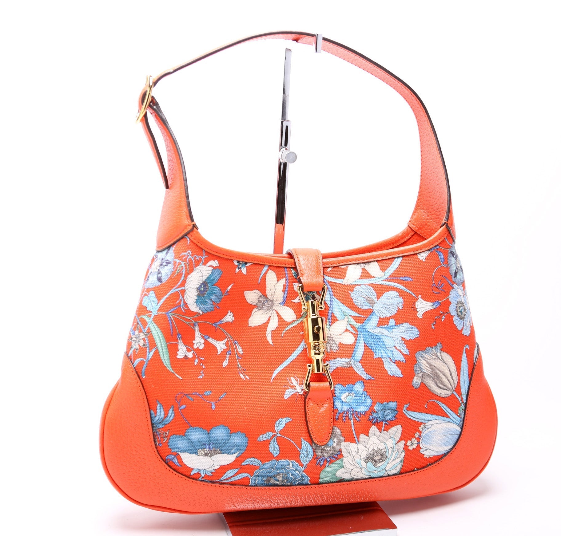Gucci 550152 Jackie Medium Flora Canvas Hobo Bag