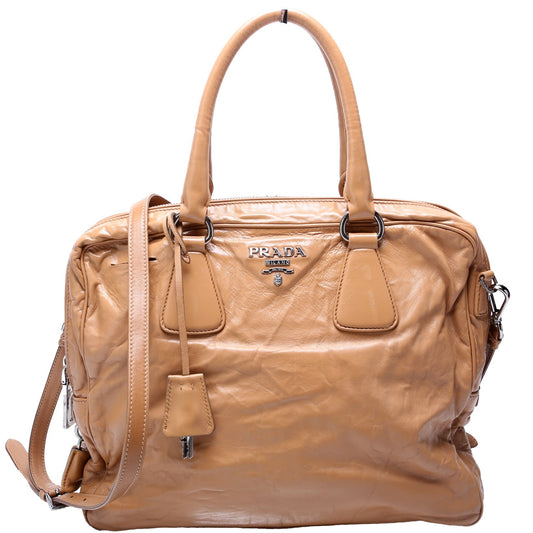 Prada Nappa Antique Satchel Bag