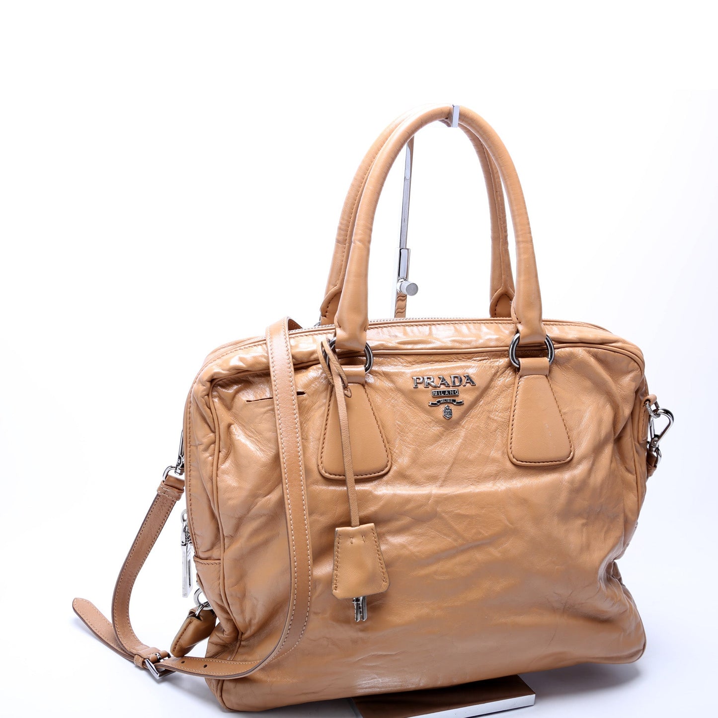 Prada Nappa Antique Satchel Bag
