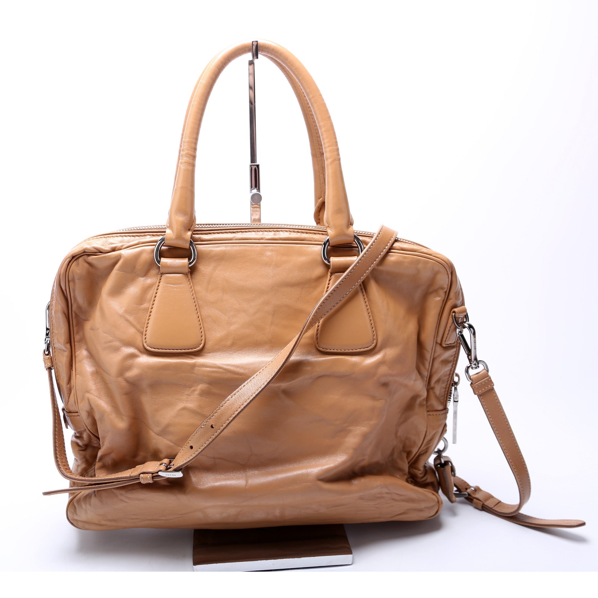 Prada Nappa Antique Satchel Bag