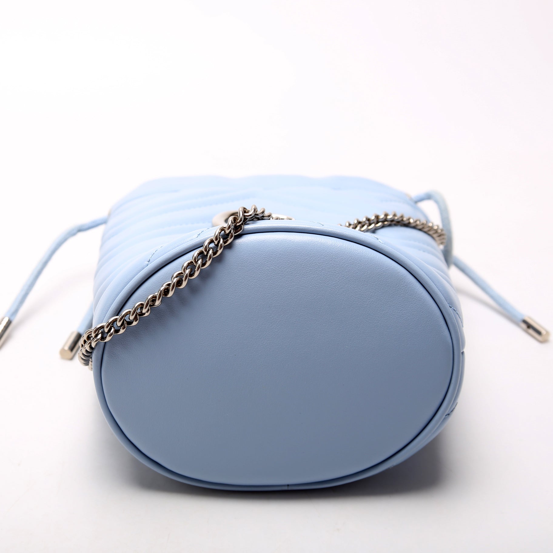 Gucci 575163 Marmont Mini Bucket Blue Bag