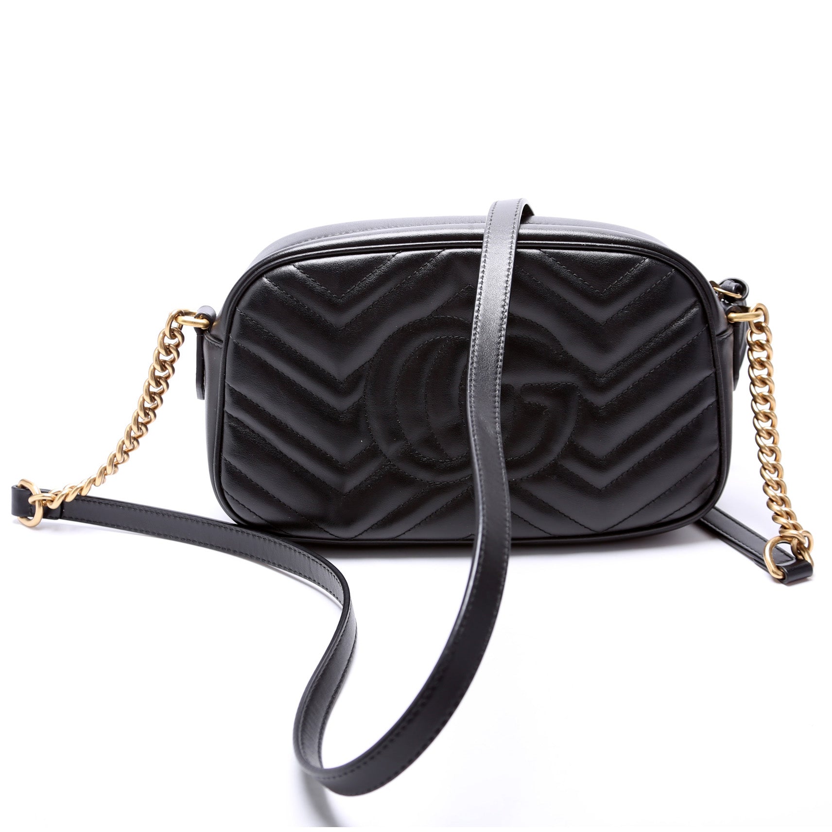 Gucci 447632 Marmont Small Leather Camera Bag