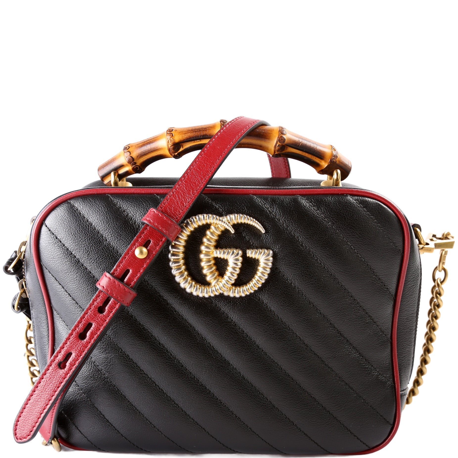 Gucci 602270 Bamboo Top Handle Torchon Bag