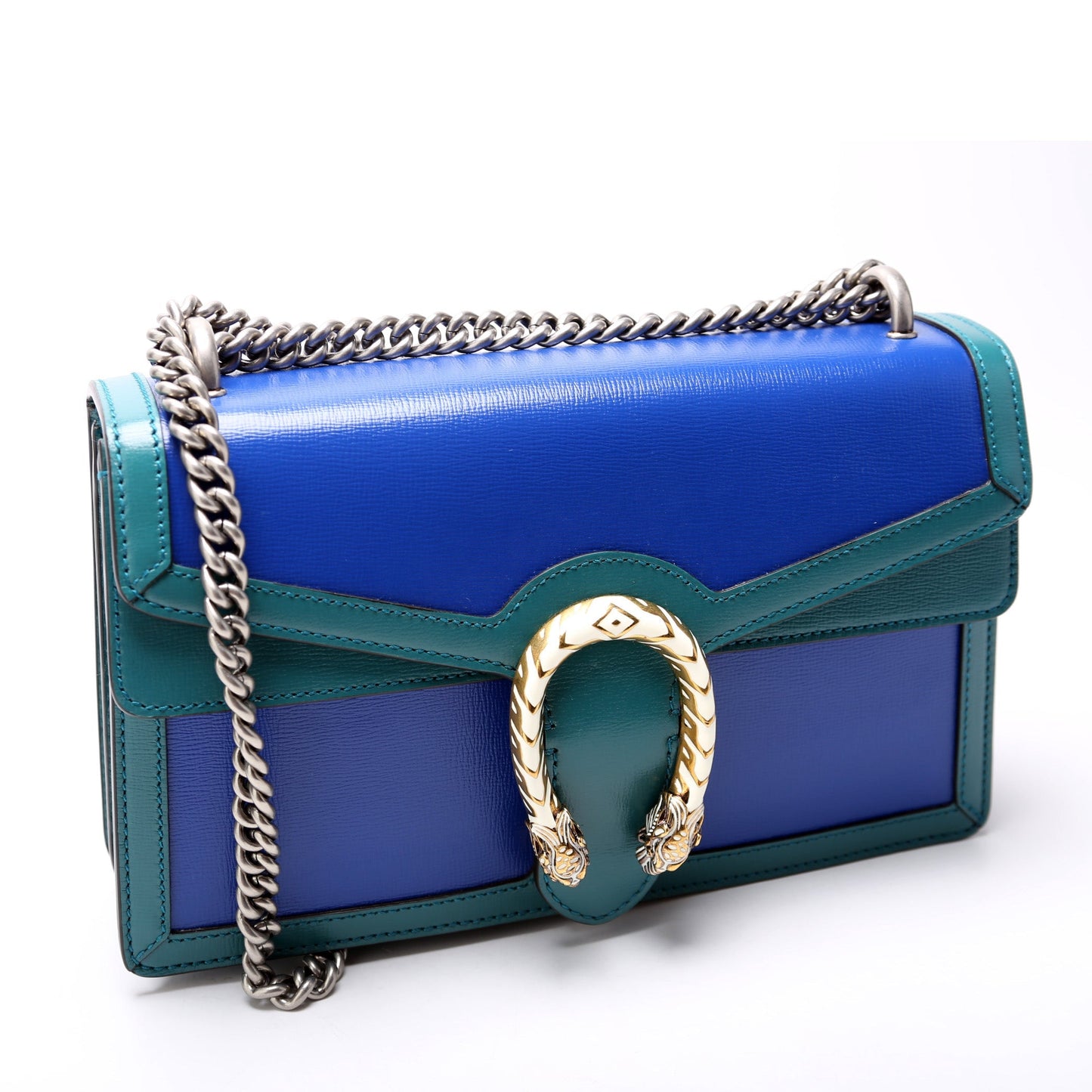 Gucci 400249 Dionysus Enamel Leather Shoulder Small Bag