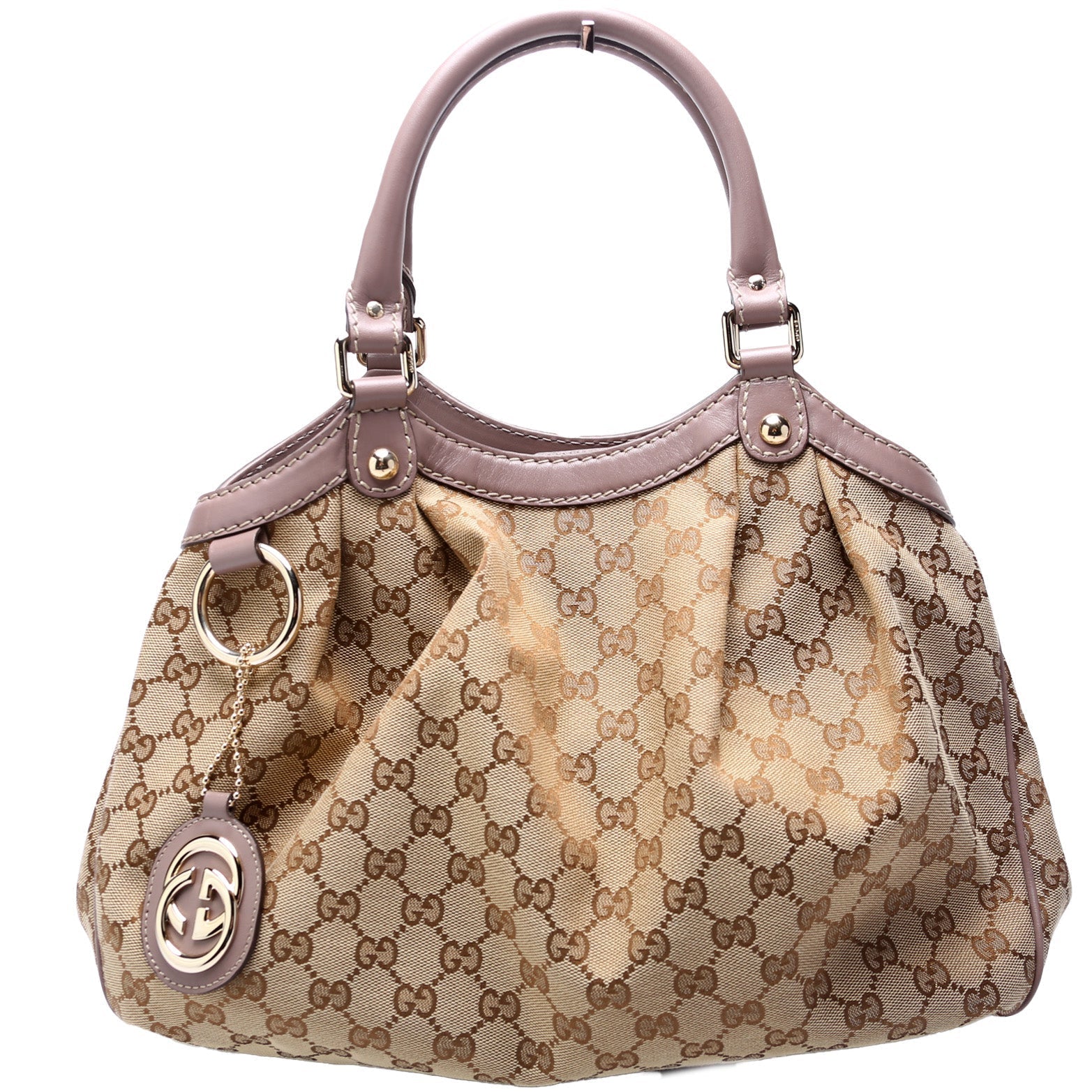 Gucci 211944 Sukey GG Canvas Medium Bag