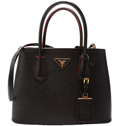 Prada Saffiano Cuir Double Small Bag