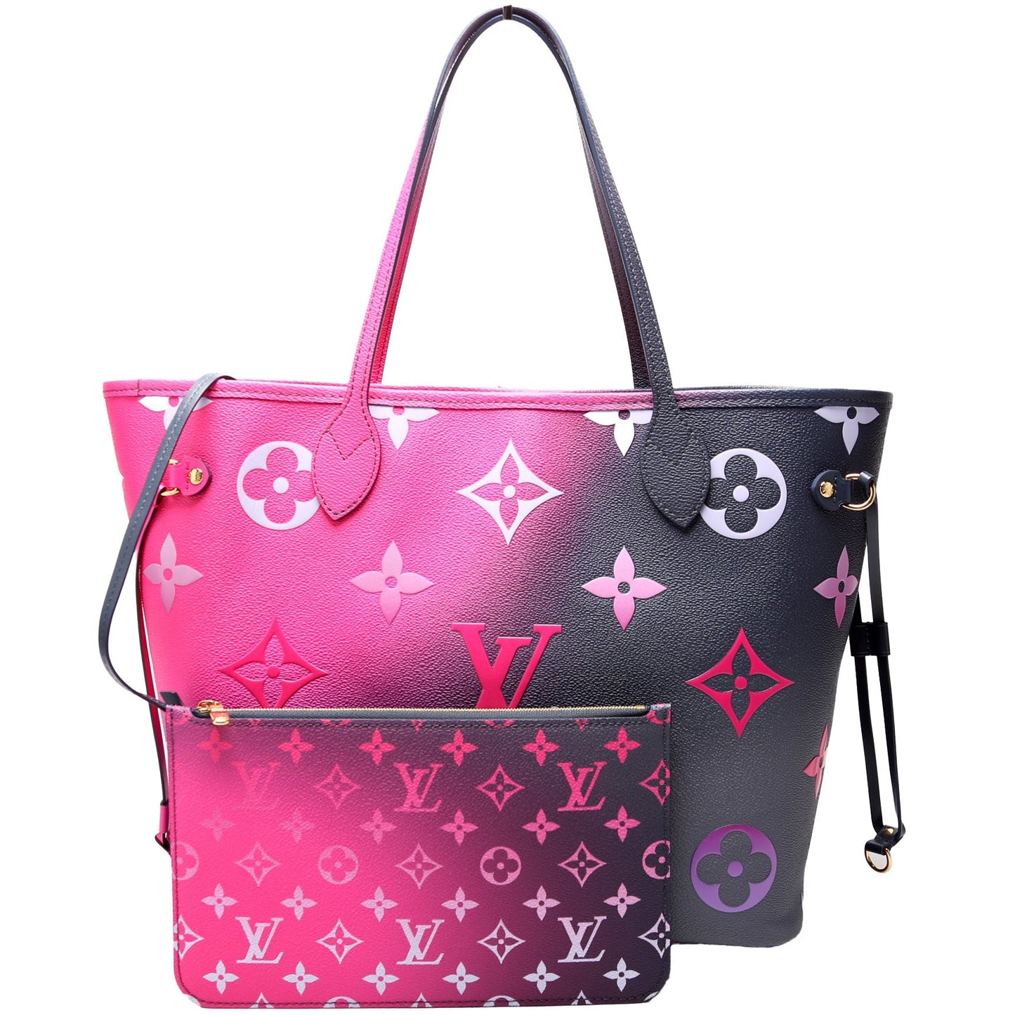 Louis Vuitton Neverfull MM W/Pouch 'Spring In The City' Giant Monogram