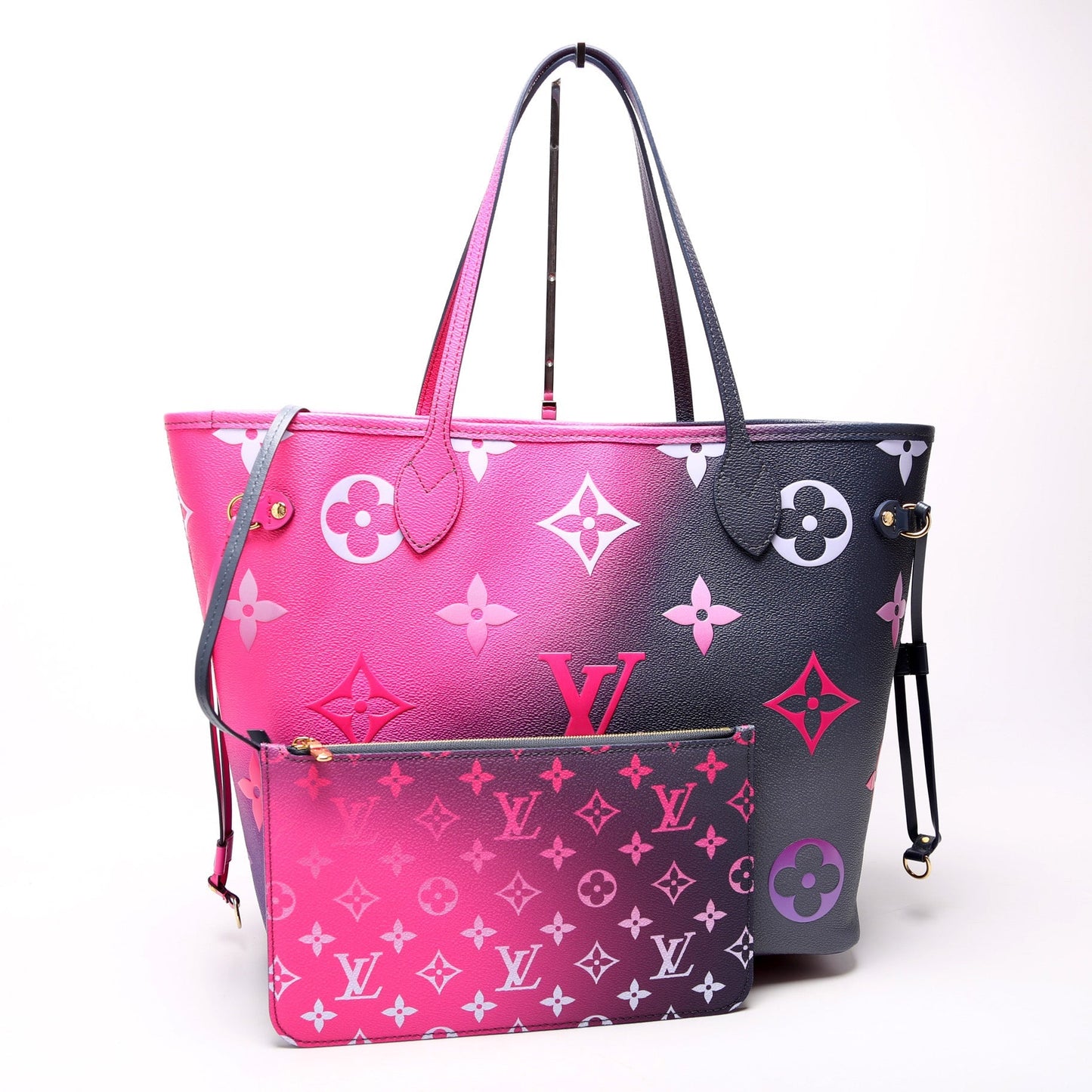 Louis Vuitton Neverfull MM W/Pouch 'Spring In The City' Giant Monogram