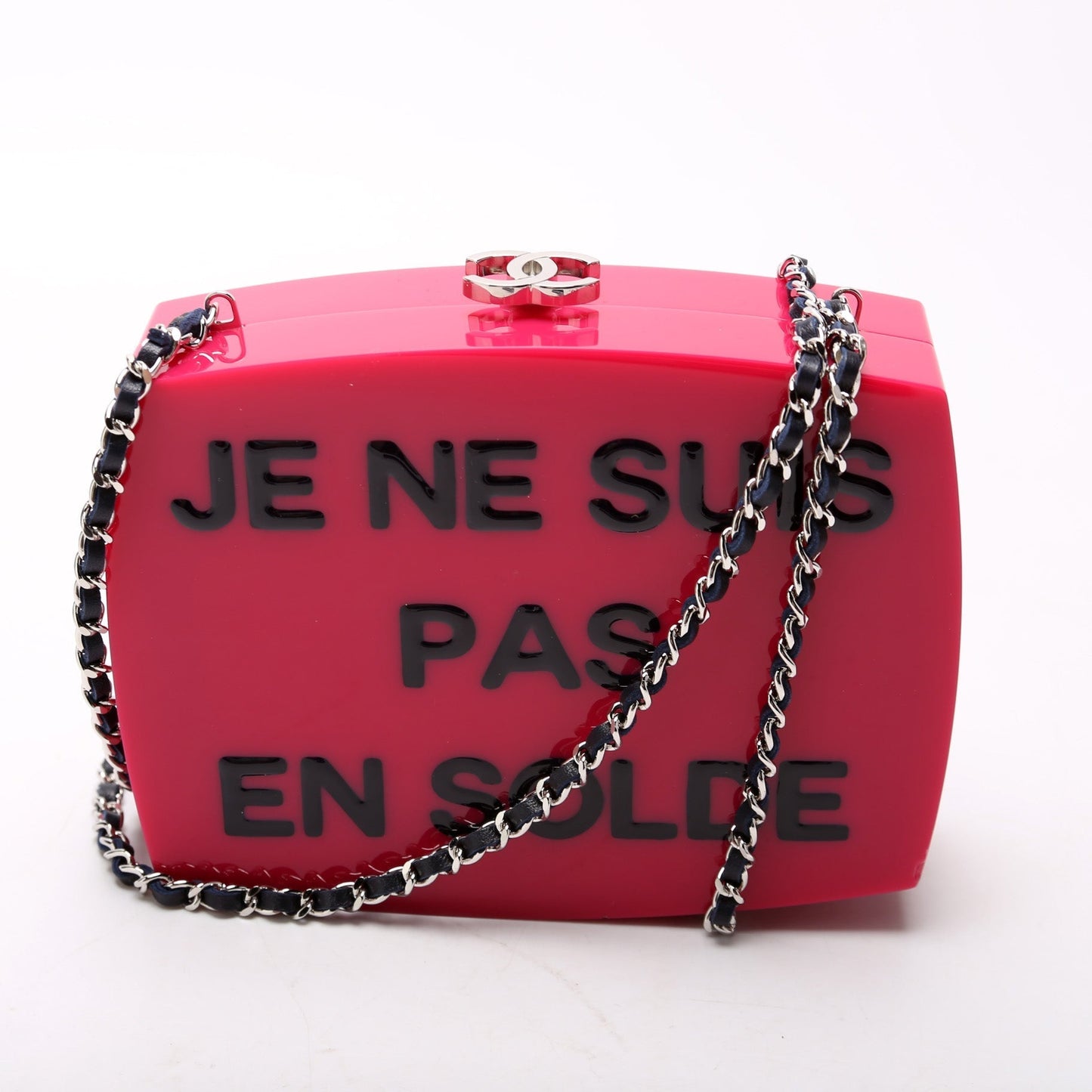 Chanel Plexiglass Clutch Evening in the Streets Bag