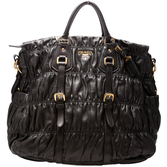 Prada BN1335 Nappa Guafre Large Shoulder Bag