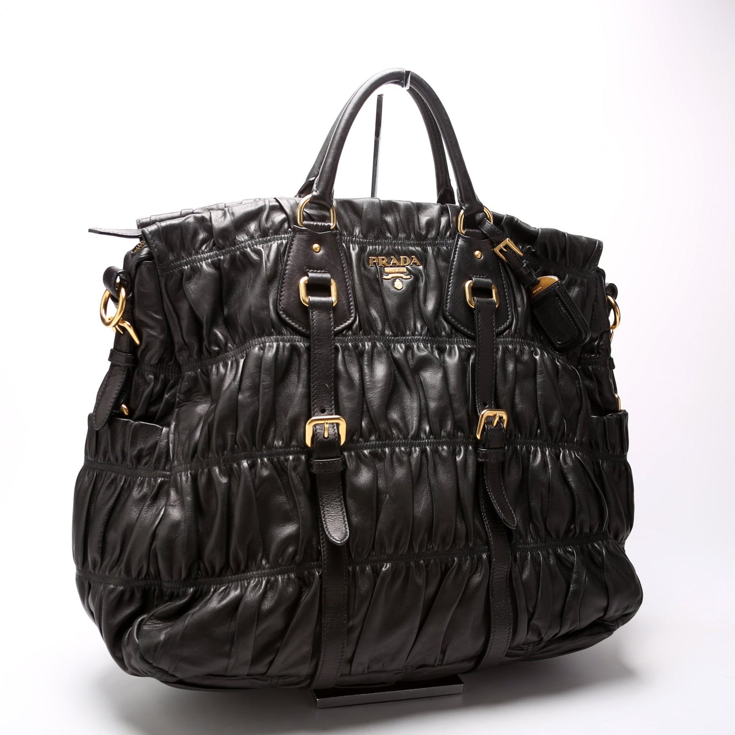 Prada BN1335 Nappa Guafre Large Shoulder Bag
