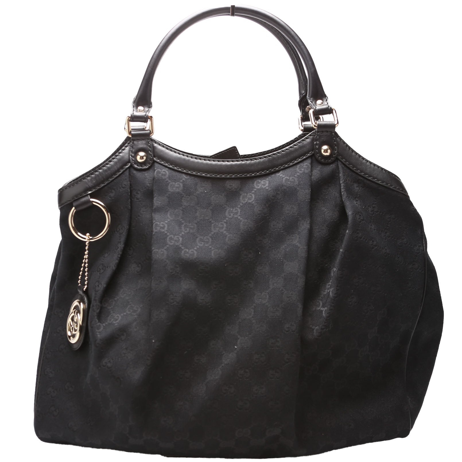 Gucci 211943 Sukey GG Canvas Large Bag