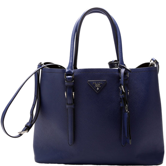 Prada Saffiano Cuir Double Medium Bag