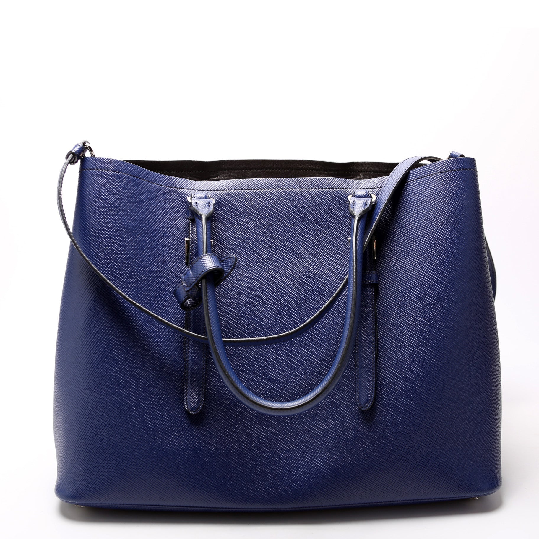 Prada Saffiano Cuir Double Medium Bag - Style 8