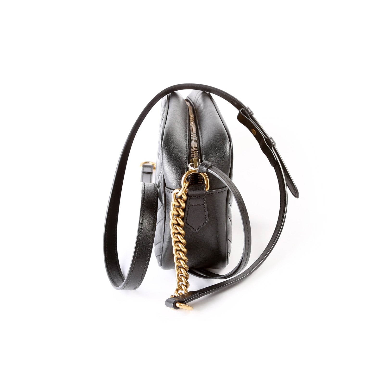 Gucci 447632 Marmont Small Leather Camera Bag