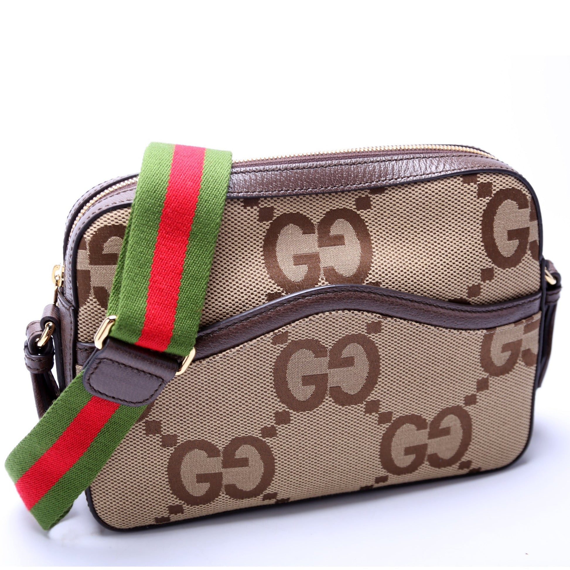 Gucci Jumbo GG Canvas Messenger 675891 Bag