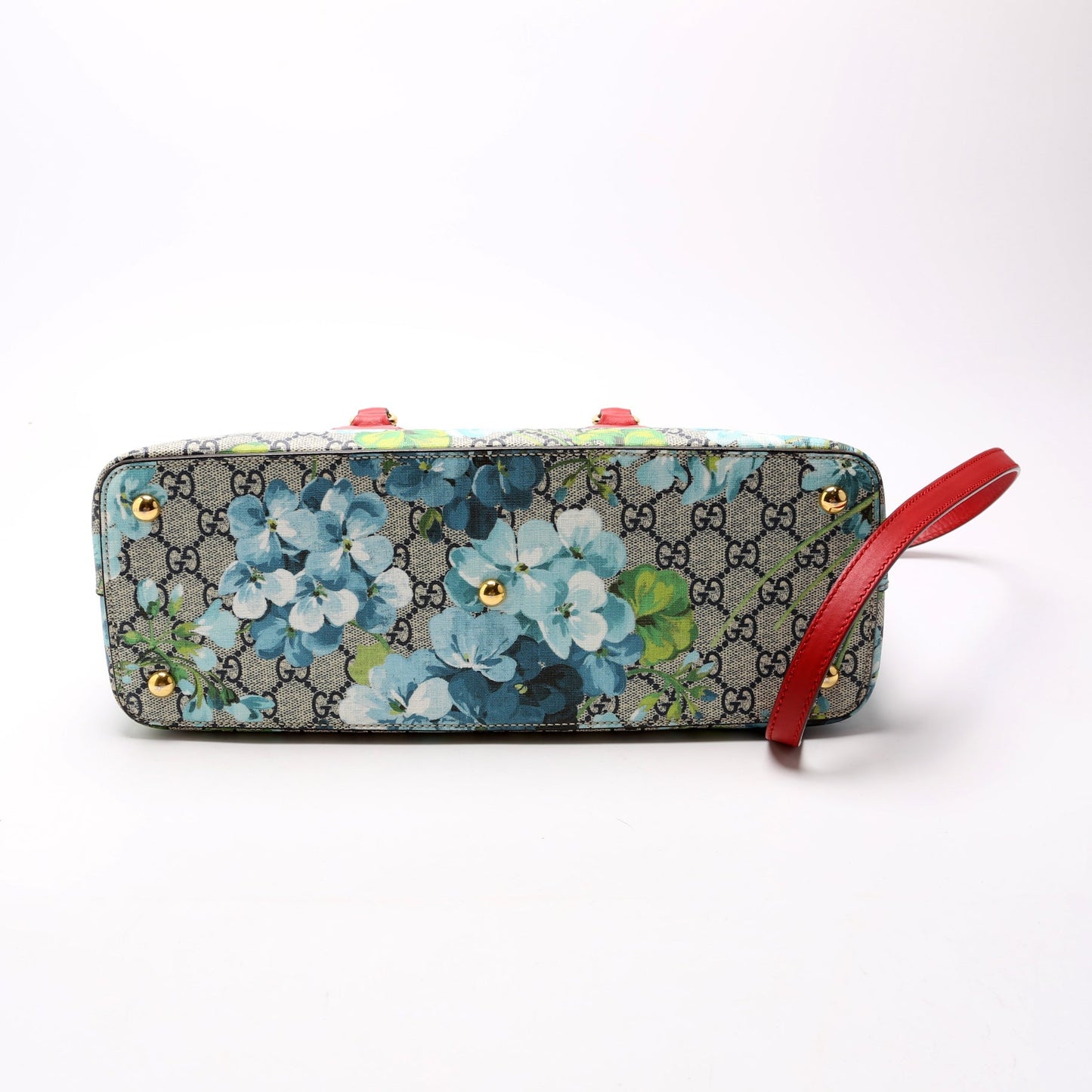 Gucci 546316 GG Blooms Medium Zip Tote Bag
