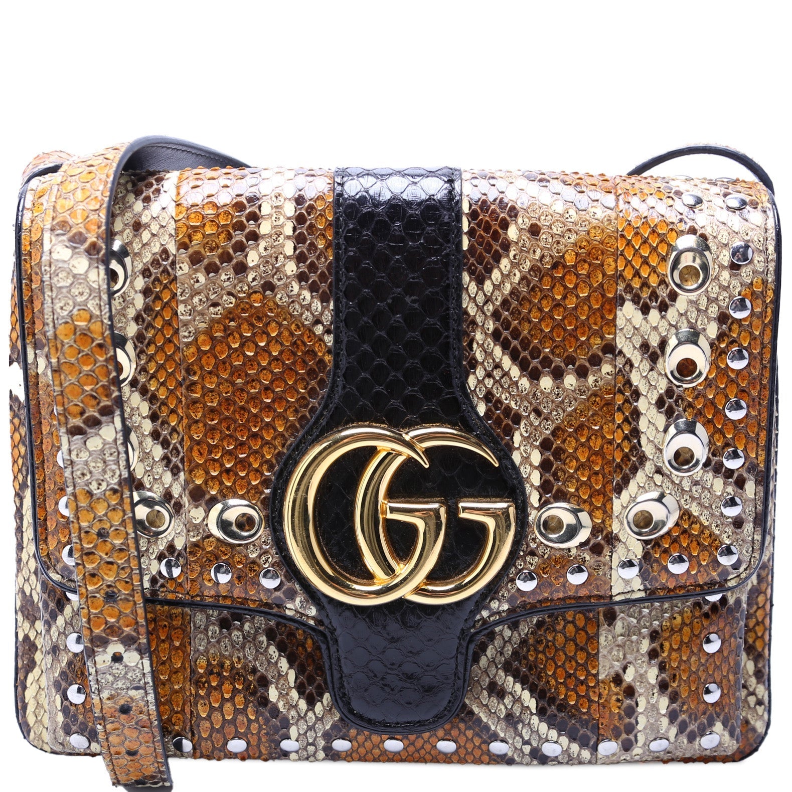 Gucci 550126 Arli Python Crossbody Bag